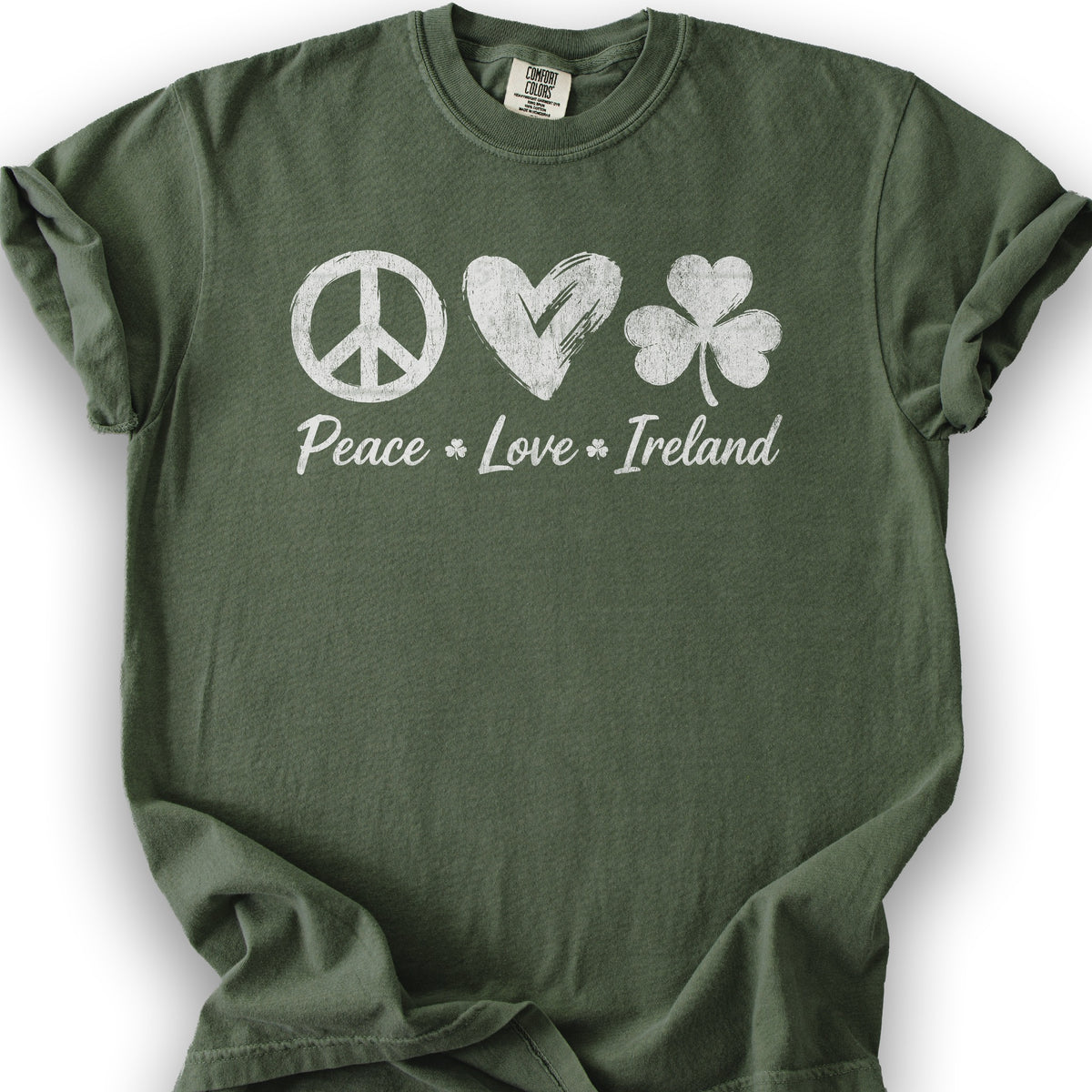 Peace Love Ireland T-Shirt - Hemp