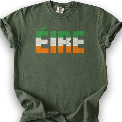 Eire Tricolor Stripe T-Shirt - Hemp