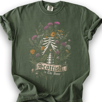 Scottish Bone Bouquet T-Shirt - Hemp