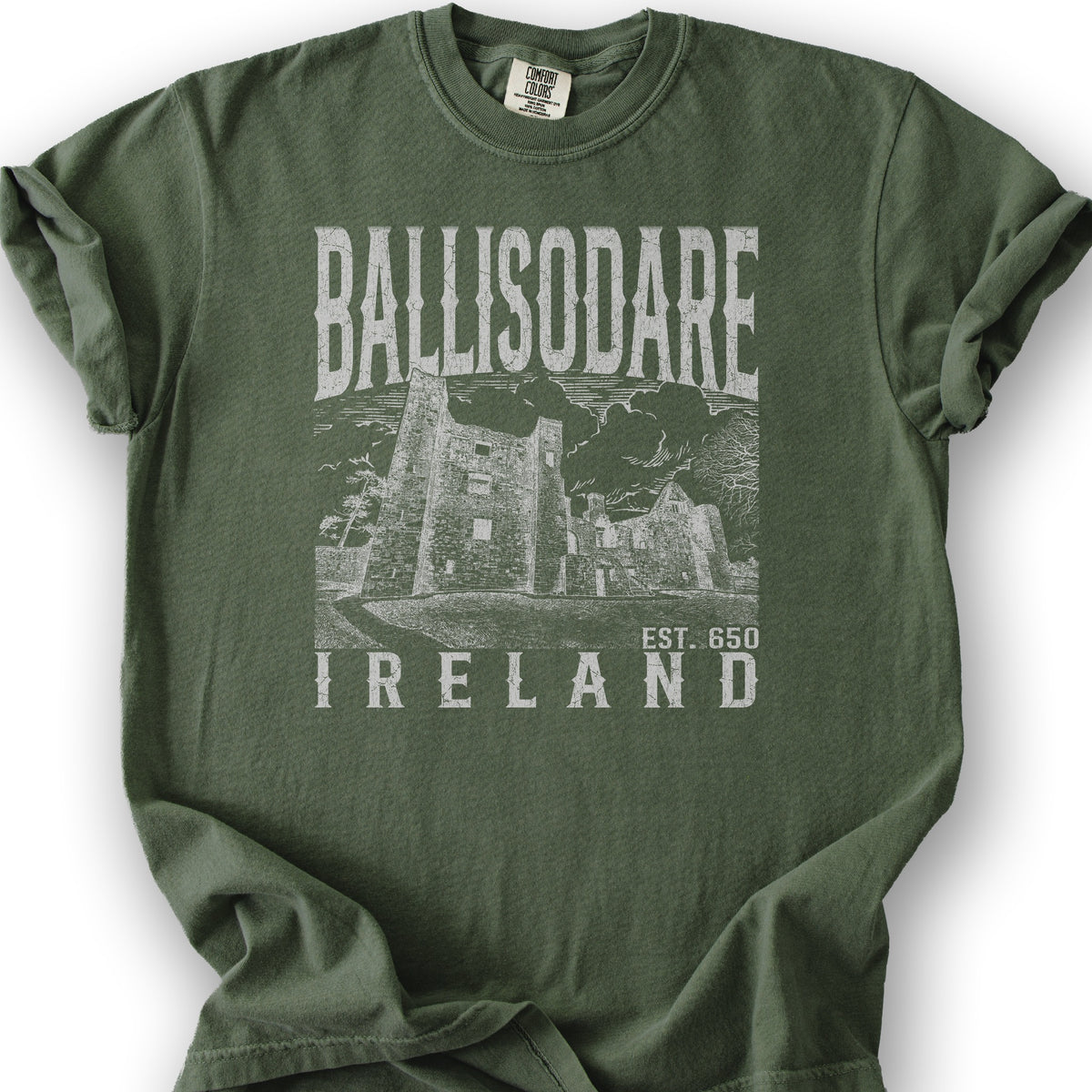 Ballisodare Ireland Sketch T-Shirt - Hemp