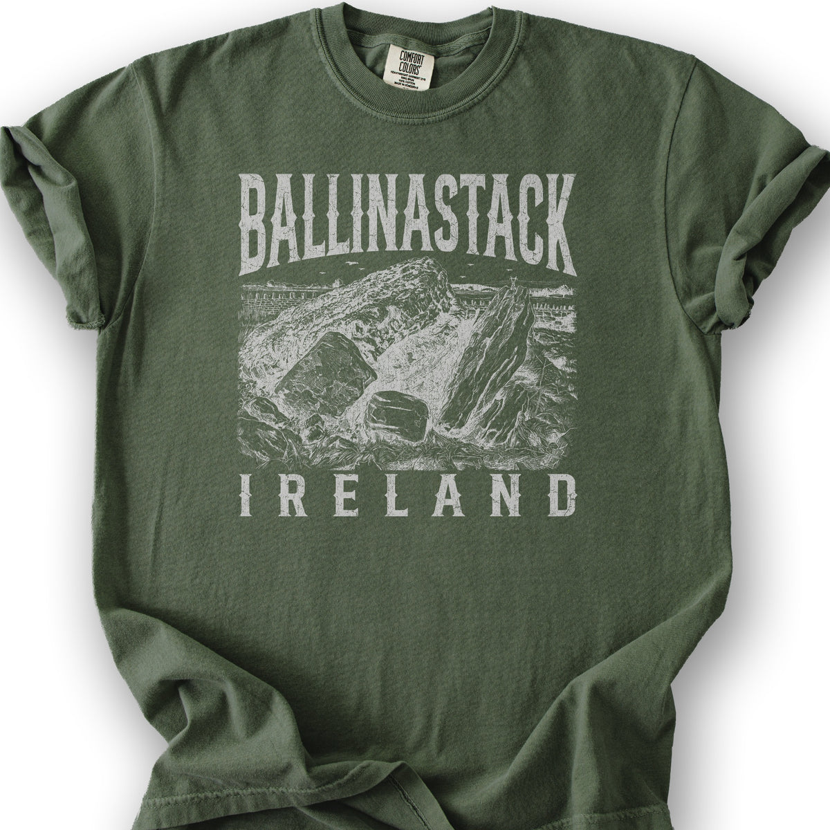Ballinastack Ireland Sketch T-Shirt - Hemp