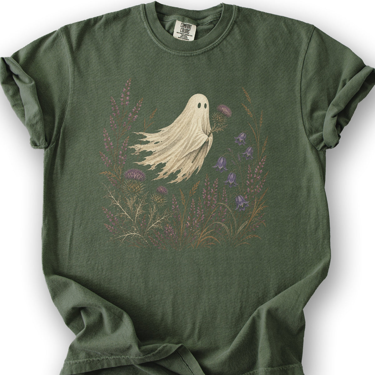 Thistle Ghost Florals T-Shirt - Hemp