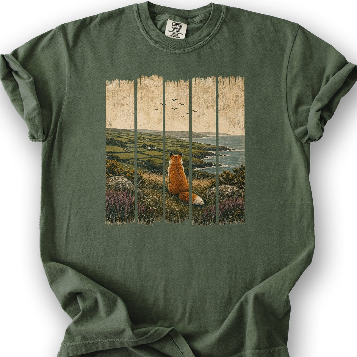 Ireland Fox Panels T-Shirt - Hemp
