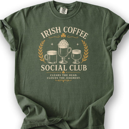 Irish Coffee Social Club T-Shirt - Hemp