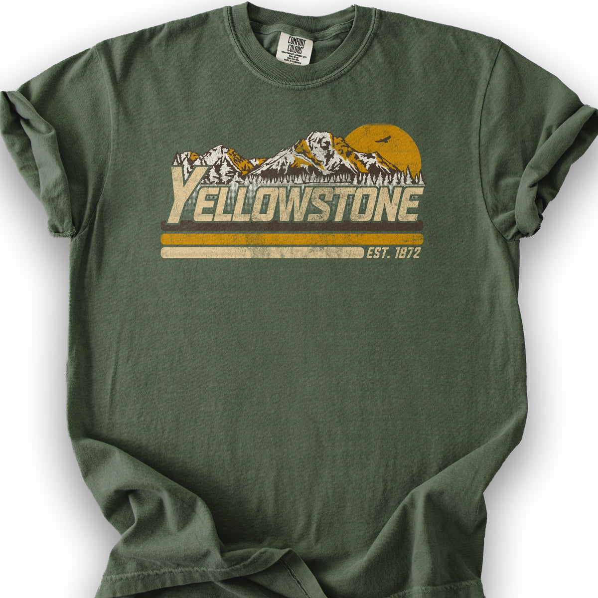Yellowstone Retro Stripe T-Shirt - Hemp