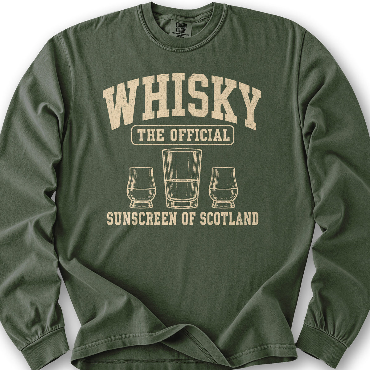 Whisky Scottish Sunscreen Long Sleeve Shirt - Hemp