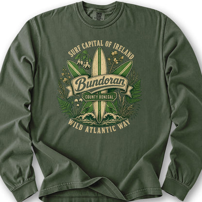 Bundoran Surf Capital Long Sleeve Shirt - Hemp