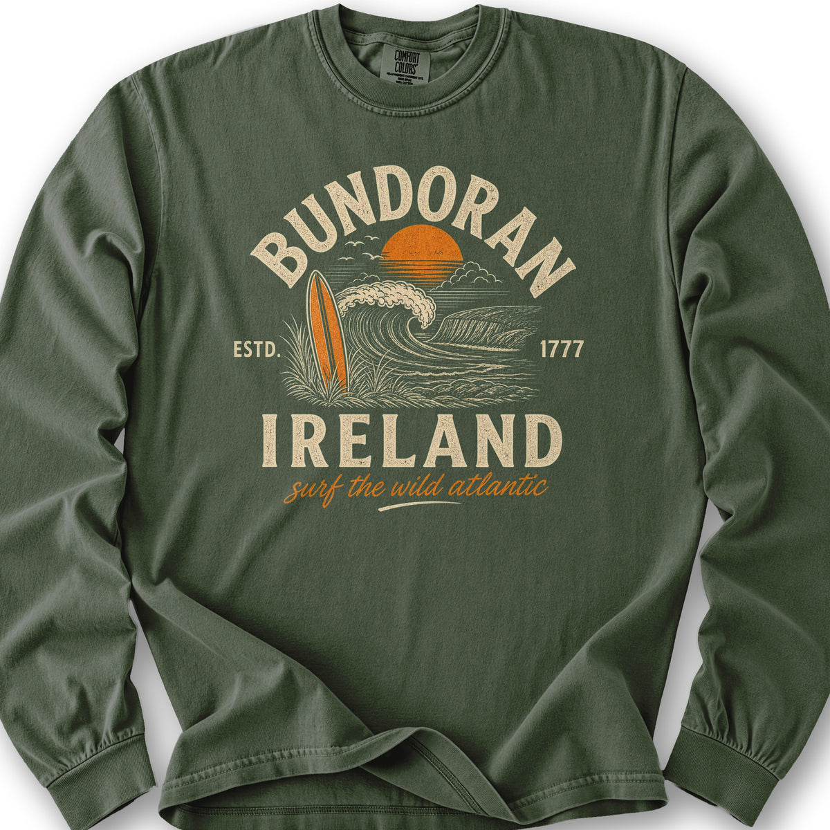 Bundoran Surf Atlantic Long Sleeve Shirt - Hemp