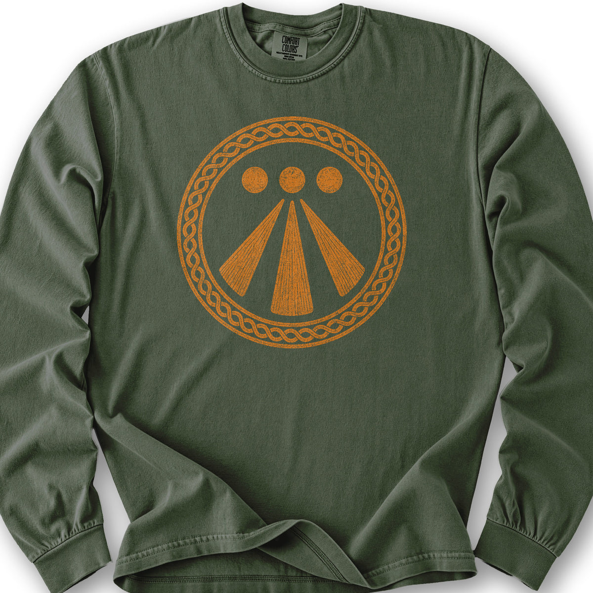Awen Celtic Knot Long Sleeve Shirt - Hemp