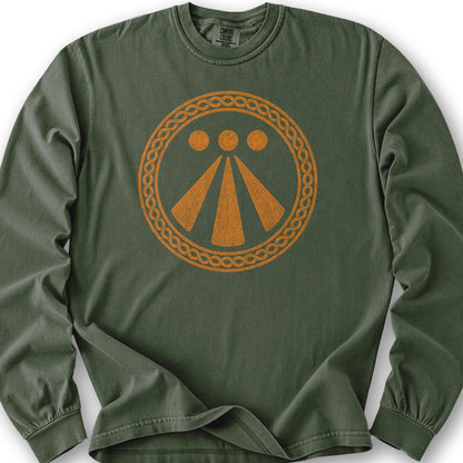 Awen Celtic Knot Long Sleeve Shirt - Hemp
