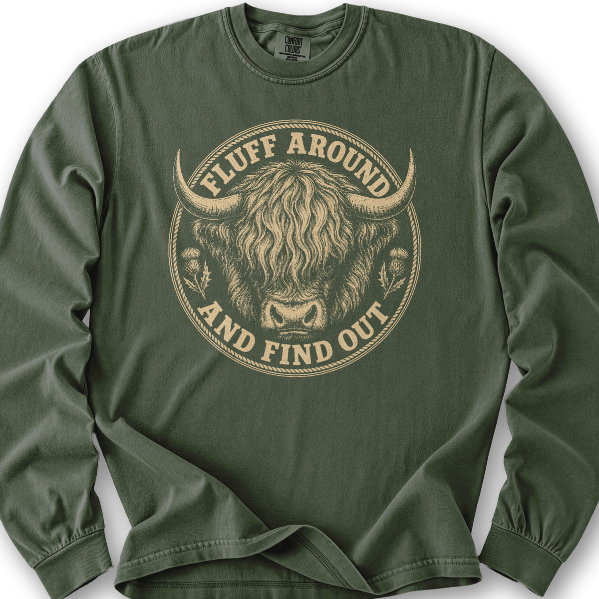 Fluff Around Coo Long Sleeve Shirt - Hemp