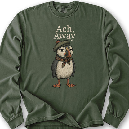 Ach, Away Puffin Long Sleeve Shirt - Hemp