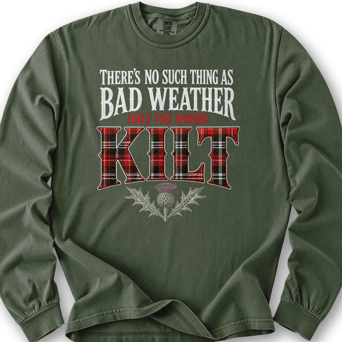 Wrong Kilt Weather Long Sleeve Shirt - Hemp
