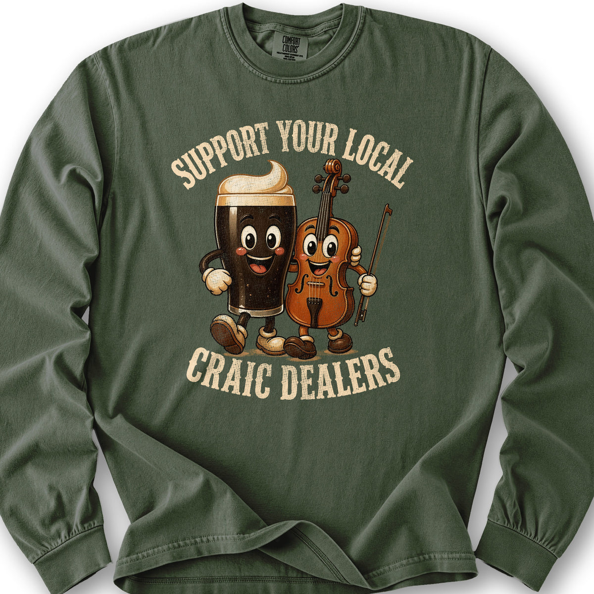Craic Dealers Long Sleeve Shirt - Hemp