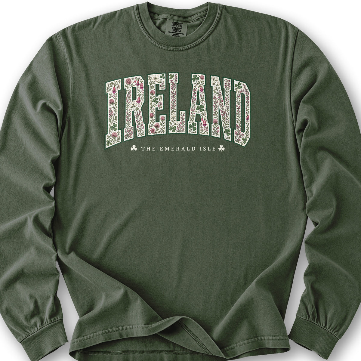 Ireland Varsity Floral Long Sleeve Shirt