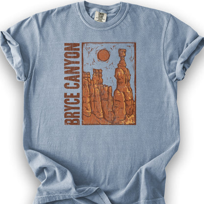 Bryce Canyon Hoodoo T-Shirt - Ice Blue