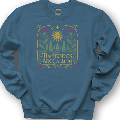 The Stones Are Calling Sweatshirt - Indigo Blue