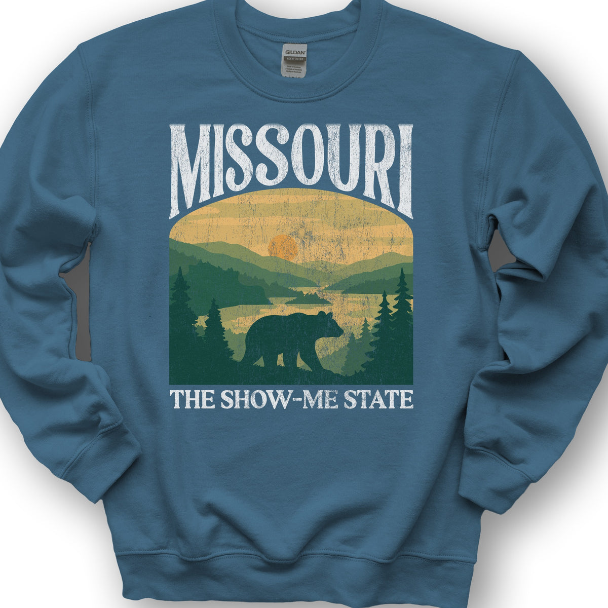 Missouri "Big and Bold" Sweatshirt - Indigo Blue