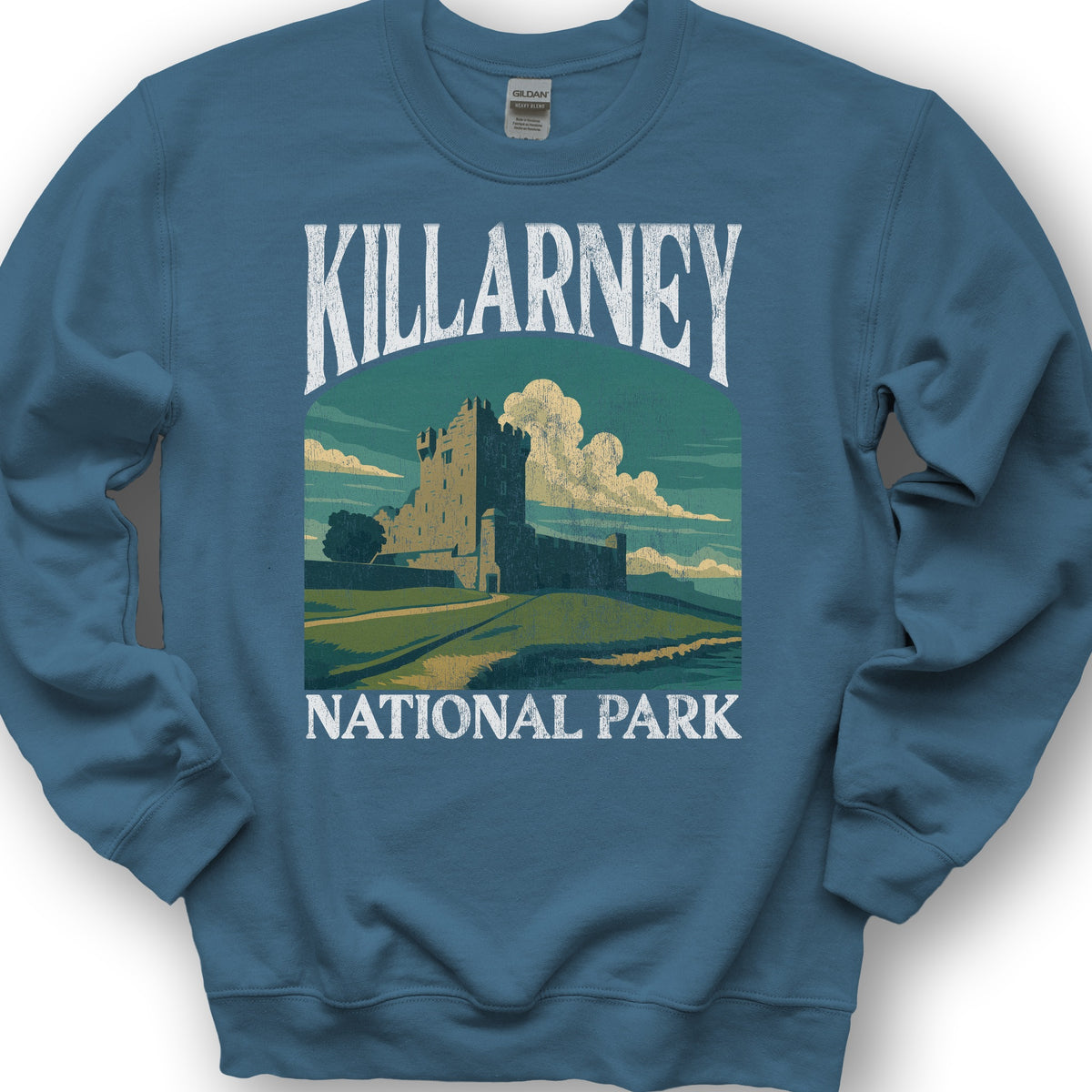 Killarney National Park "Big and Bold" Sweatshirt - Indigo Blue