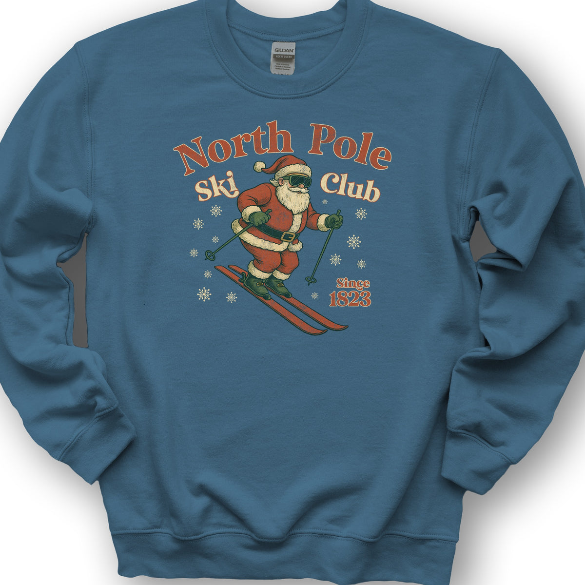 North Pole Ski Club Sweatshirt - Indigo Blue