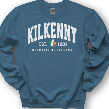 Kilkenny Varsity Flag Sweatshirt - Indigo Blue
