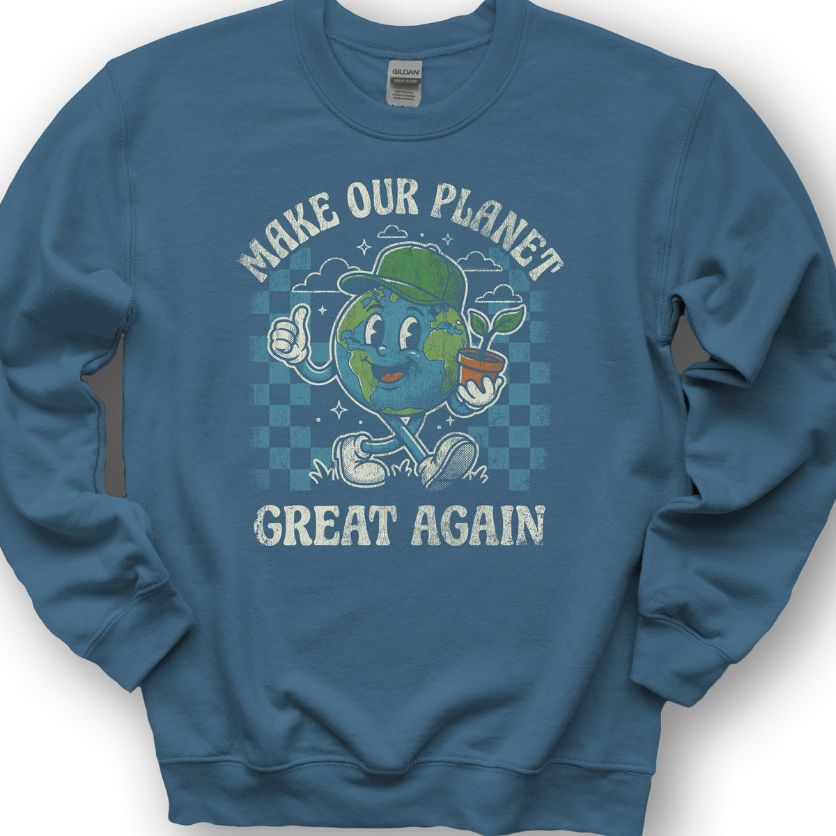 Make Our Planet Great Again Sweatshirt - Indigo Blue
