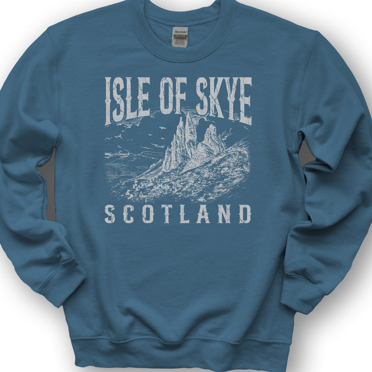 Isle of Skye Sketch Sweatshirt - Indigo Blue