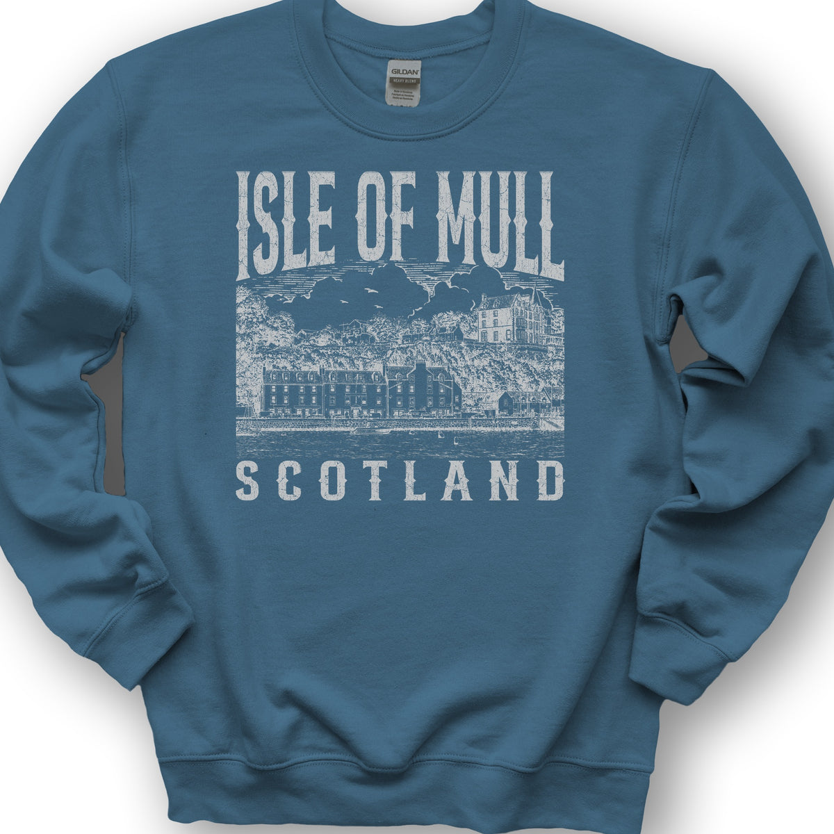 Isle of Mull Sketch Sweatshirt - Indigo Blue