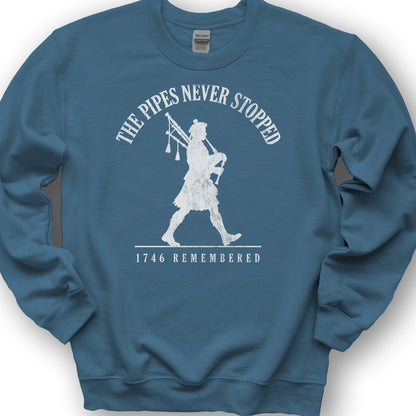 Pipes Never Stopped Sweatshirt - Indigo Blue