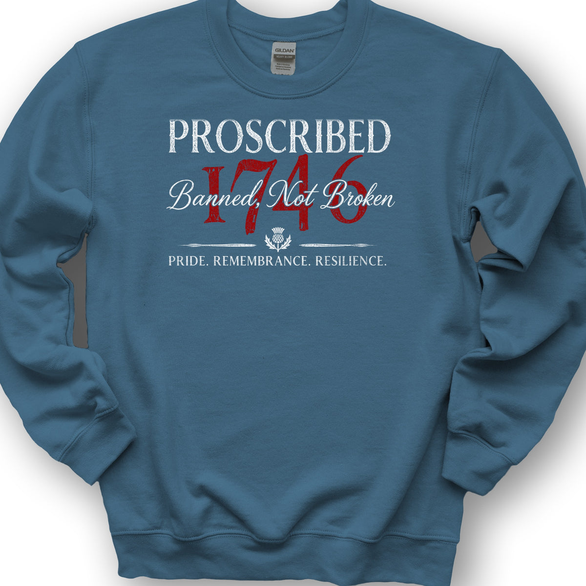 Banned Not Broken Sweatshirt - Indigo Blue