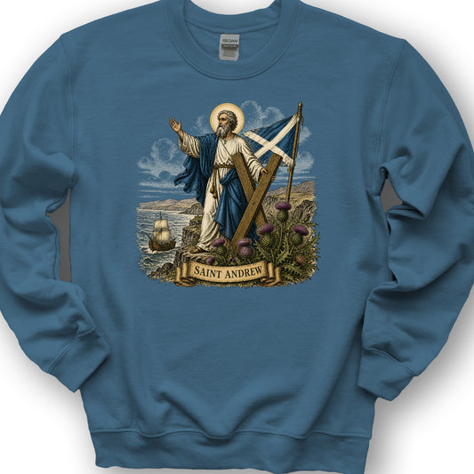 Saint Andrew Sweatshirt - Indigo Blue
