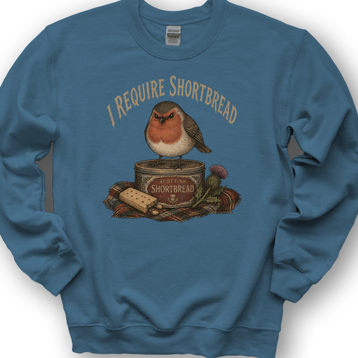 I Require Shortbread Sweatshirt - Indigo Blue