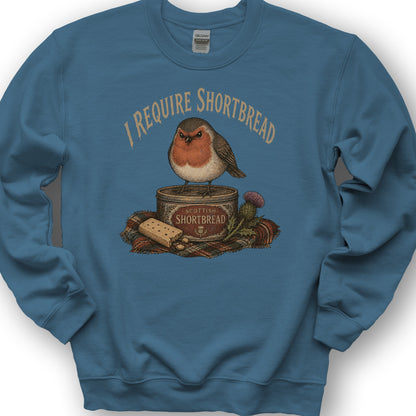 I Require Shortbread Sweatshirt - Indigo Blue