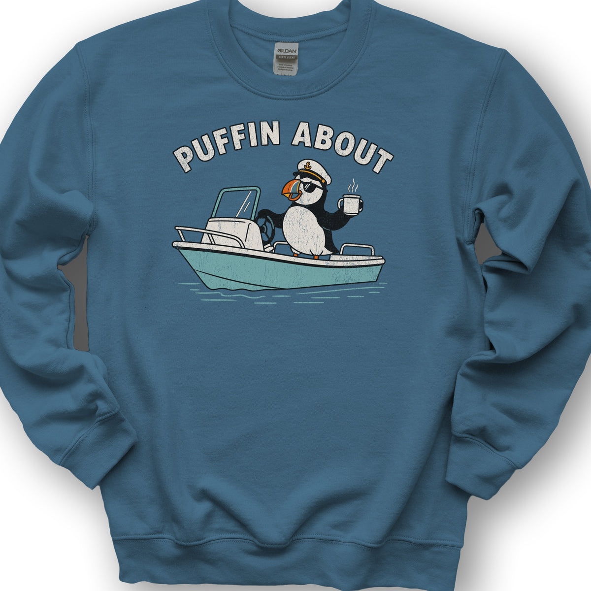 Puffin About Boat Sweatshirt - Indigo Blue