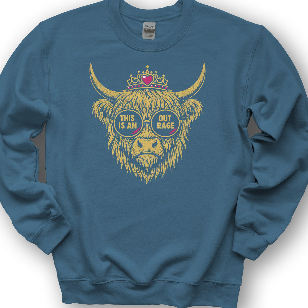 Outrage Coo Sweatshirt - Indigo Blue