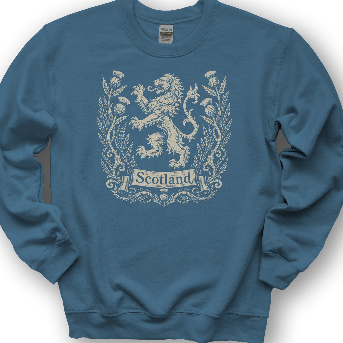 Scotland Lion Crest Sweatshirt - Indigo Blue