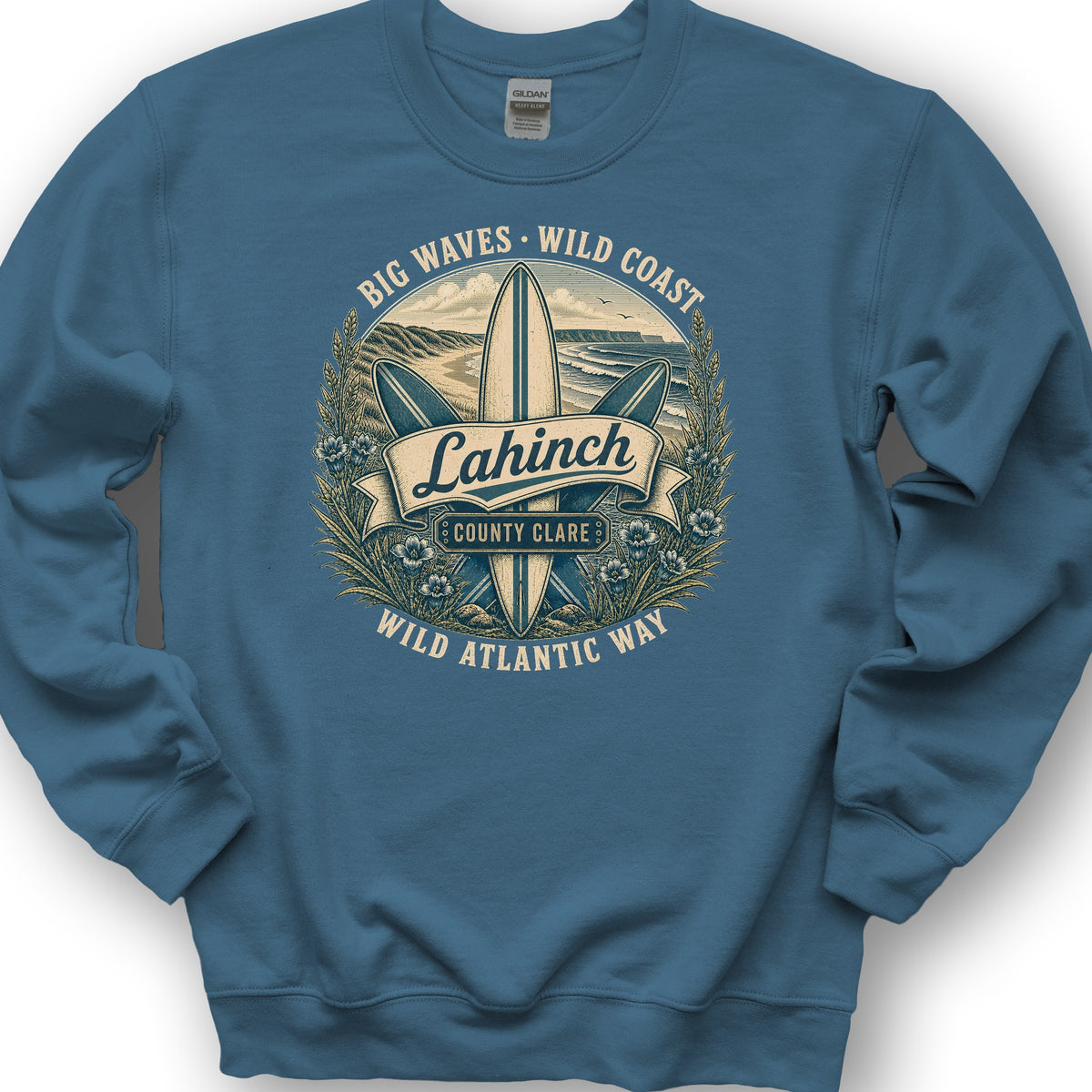 Lahinch Ireland Surf Sweatshirt
