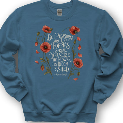 Like Poppies Burns Sweatshirt