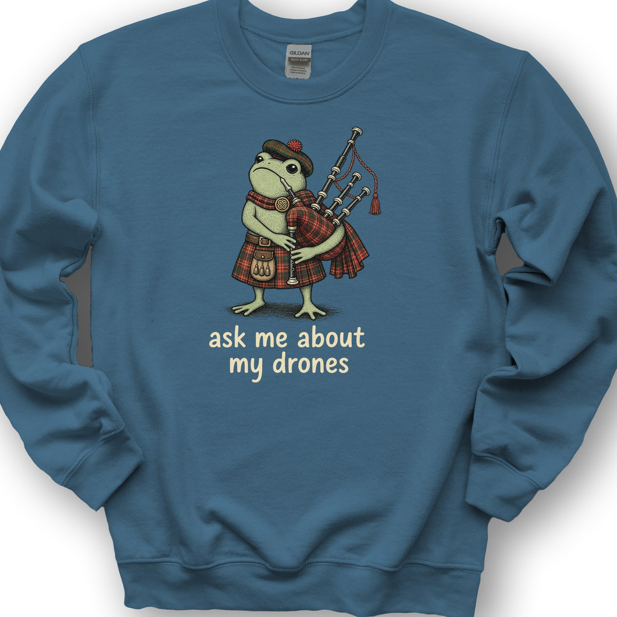 Bagpipe Frog Sweatshirt