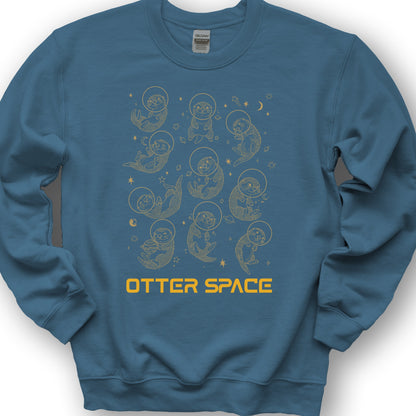 Otter Space Sweatshirt - Indigo Blue