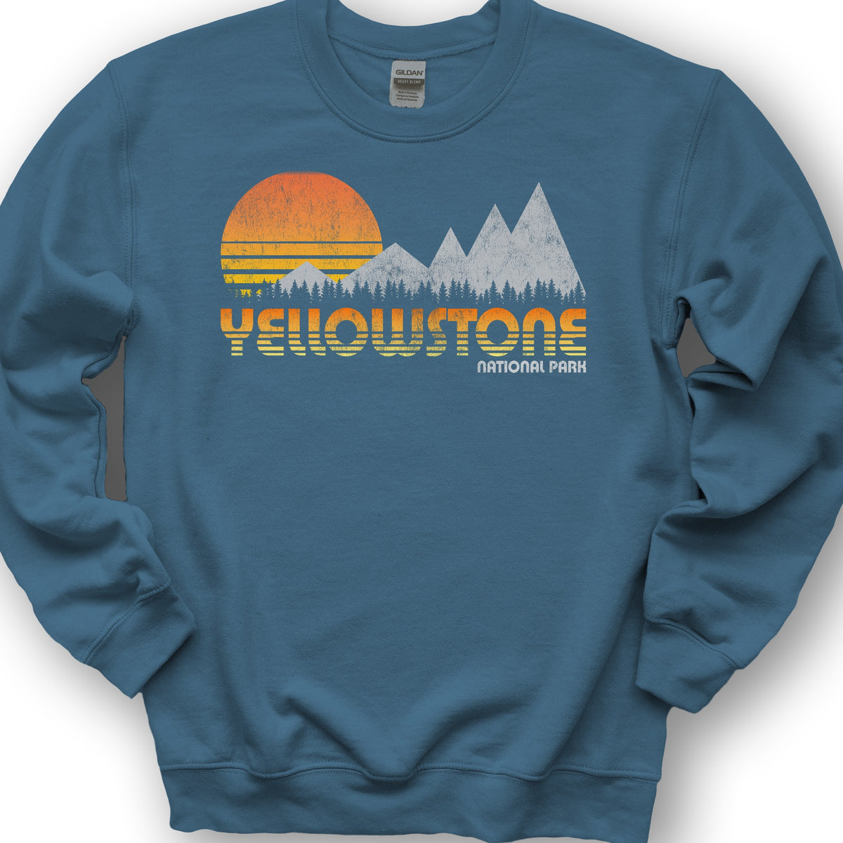 Yellowstone 80's Retro Sweatshirt - Indigo Blue