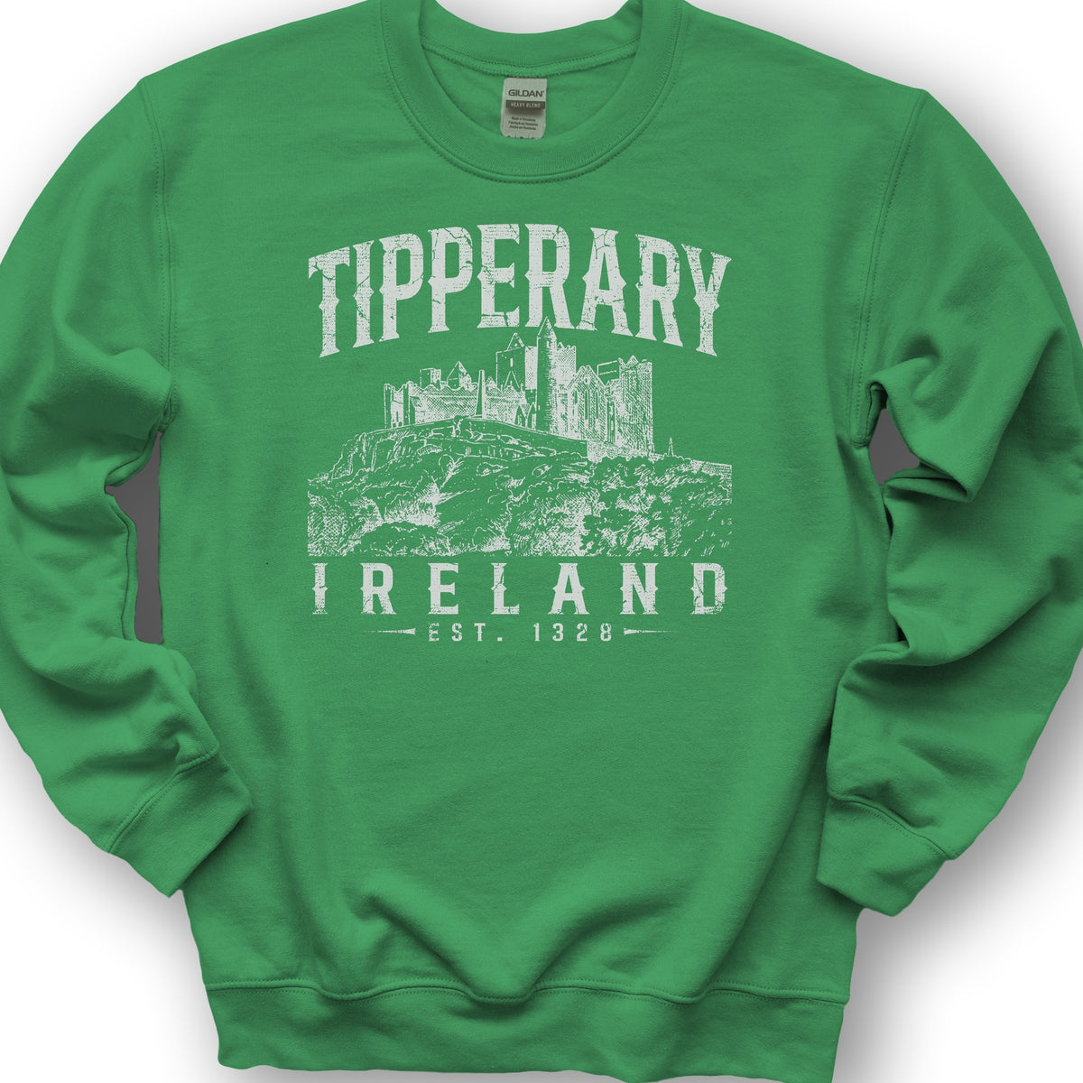 Tipperary Ireland Vintage Sweatshirt - Irish Green