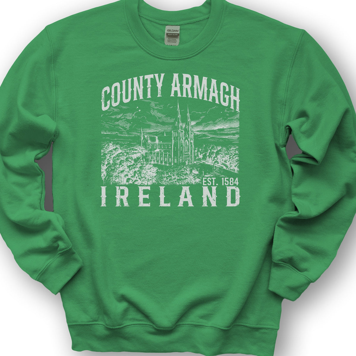 County Armagh Ireland Sweatshirt - Irish Green