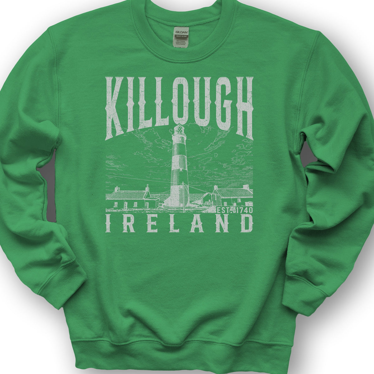 Killough Ireland Sketch Sweatshirt - Irish Green