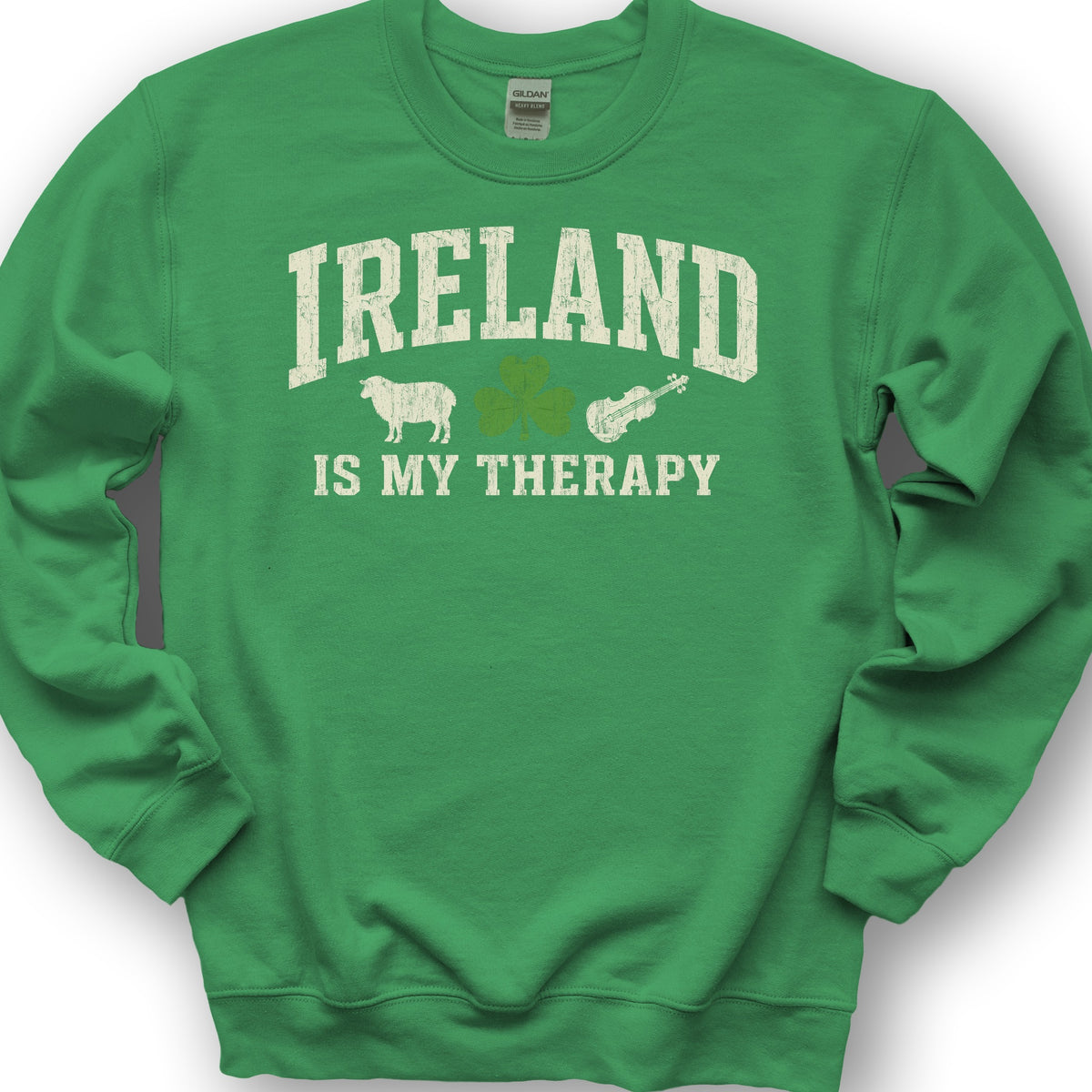 Ireland Is My Therapy Sweatshirt - Irish Green