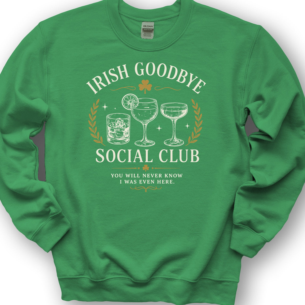Irish Goodbye Club Sweatshirt - Irish Green