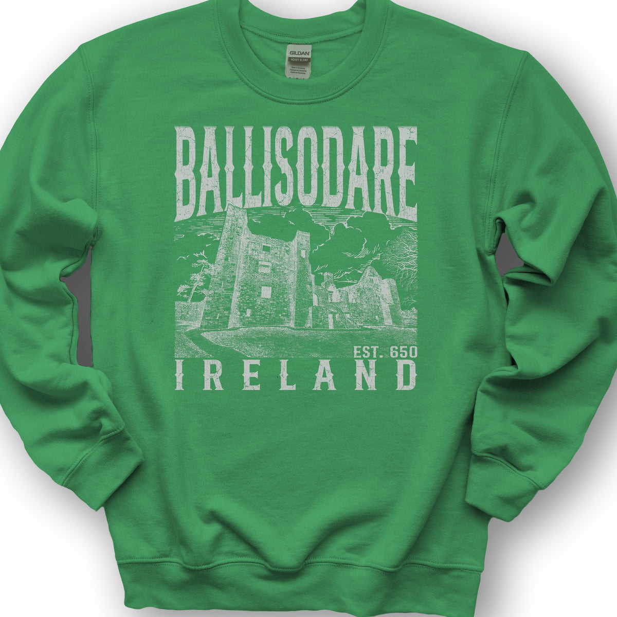 Ballisodare Ireland Sketch Sweatshirt - Irish Green