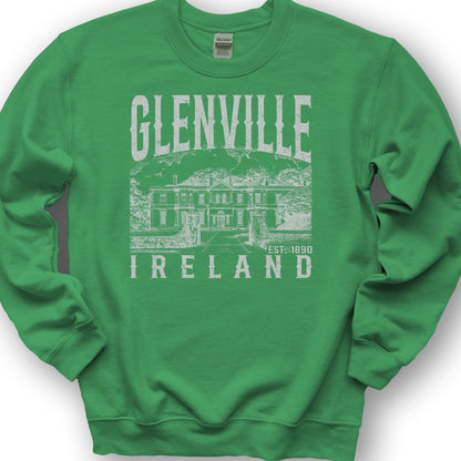 Glenville Ireland Sketch Sweatshirt - Irish Green