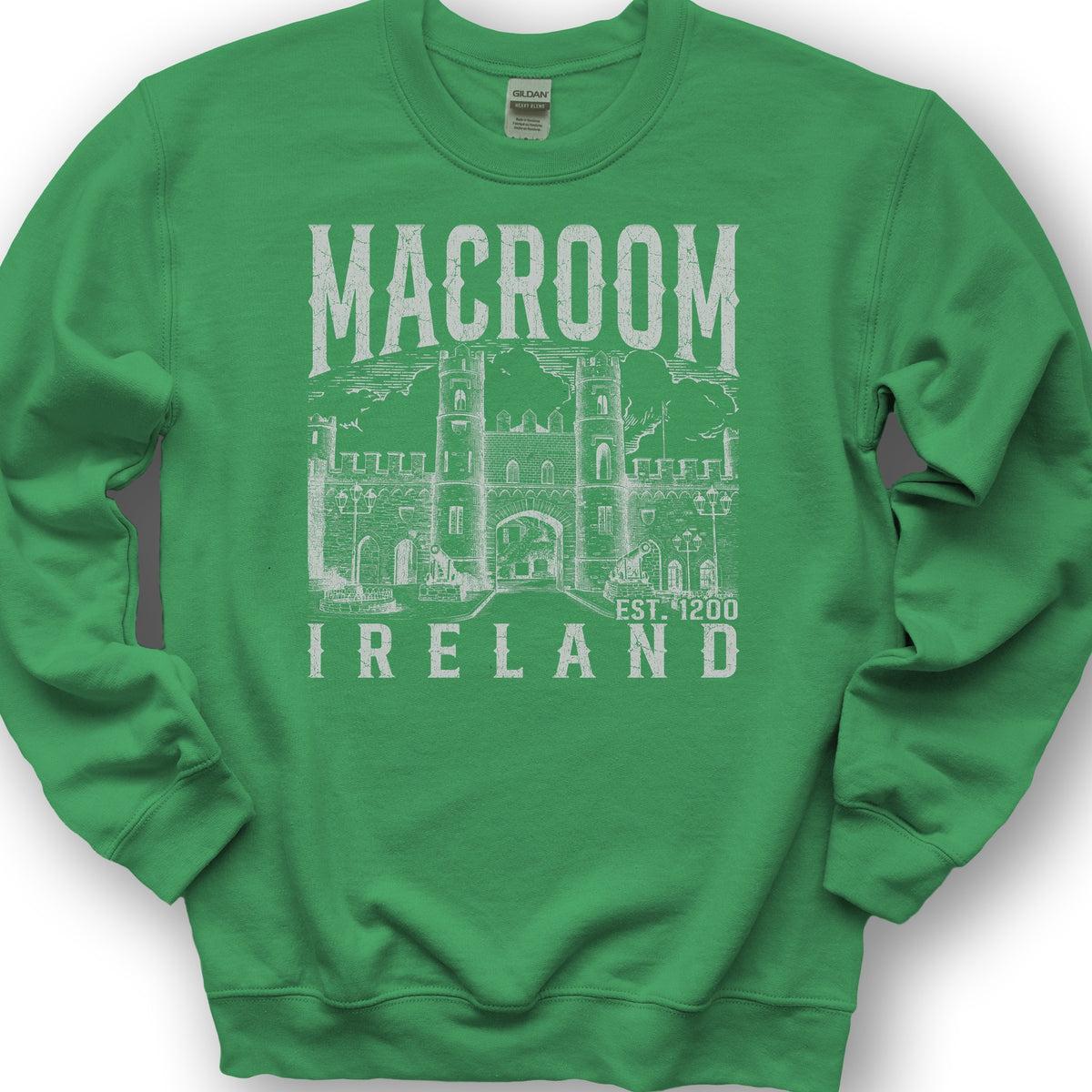 Macroom Ireland Sketch Sweatshirt - Irish Green