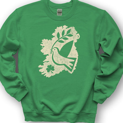 Éire Olive Branch Sweatshirt - Irish Green
